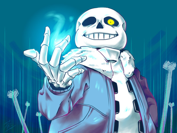 最高 Ever Undertale Sans イラスト ざたなもめ