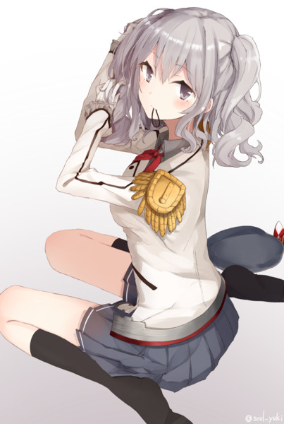咥え鹿島 ぬこみるく さんのイラスト ニコニコ静画 イラスト