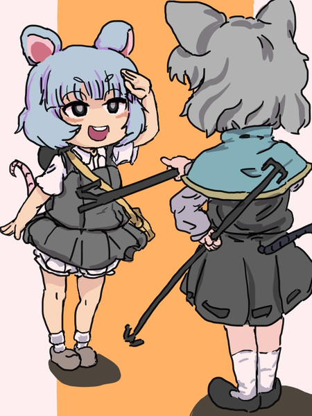 ナズと名無し化け鼠くん かーらすー さんのイラスト ニコニコ静画 イラスト