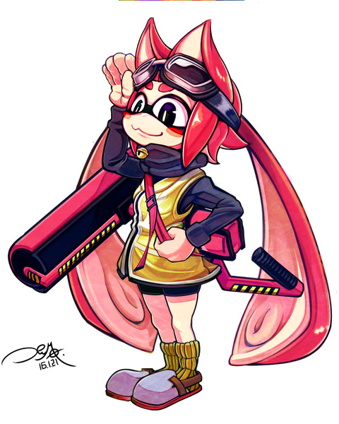 マイイカちゃん キタガミリュート さんのイラスト ニコニコ静画 イラスト