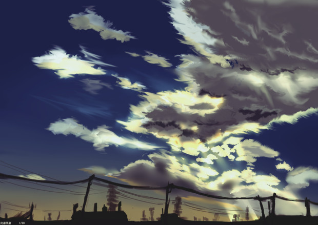 夕焼け雲 ひがみか さんのイラスト ニコニコ静画 イラスト