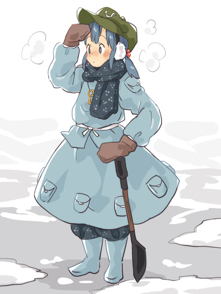 雪かきにとり 千草もちくさ さんのイラスト ニコニコ静画 イラスト