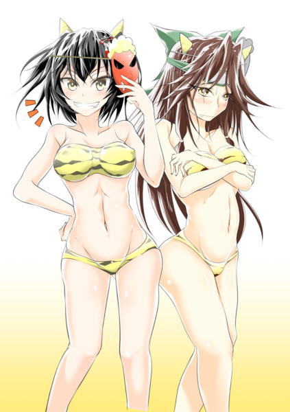 鬼役コスプレ 川内 神通 たけのこ丸 さんのイラスト ニコニコ静画 イラスト
