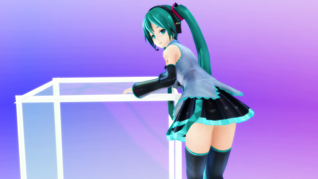 Mmd だけ で壁紙を作ってみるその10 初音ミク Ezoronin さんのイラスト ニコニコ静画 イラスト