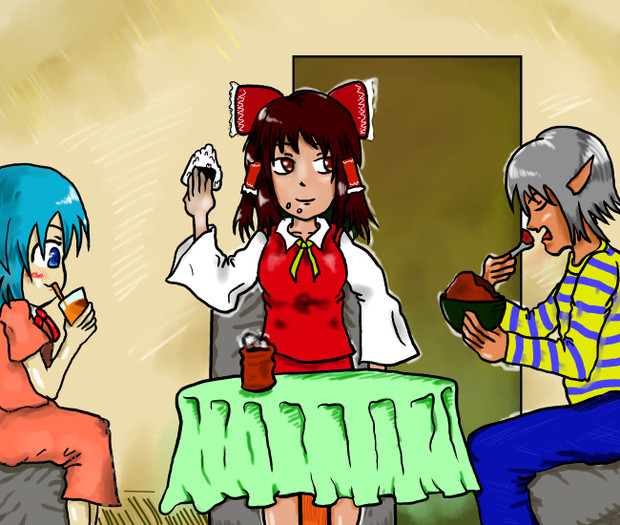 MOTHER1家族風食事風景 / めし太郎 さんのイラスト ニコニコ静画 (イラスト)