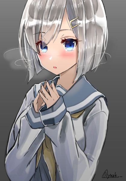 冬の浜風 ニコニコ静画 イラスト