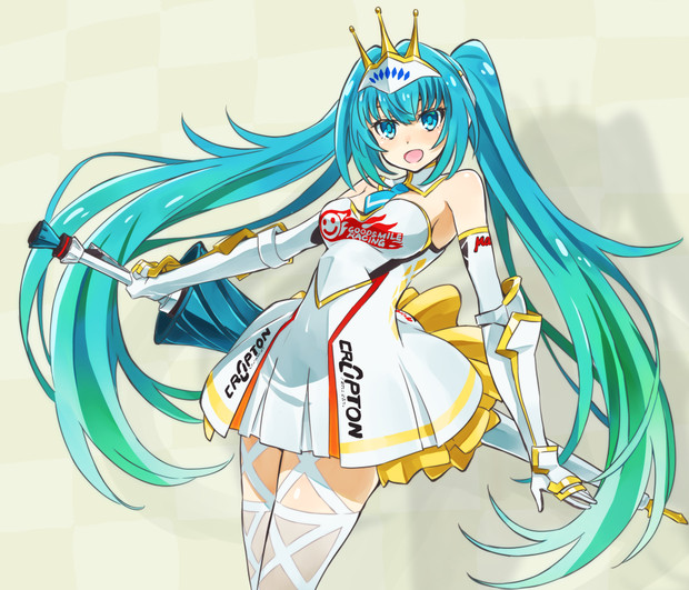 レーシングミク15 ニコニコ静画 イラスト