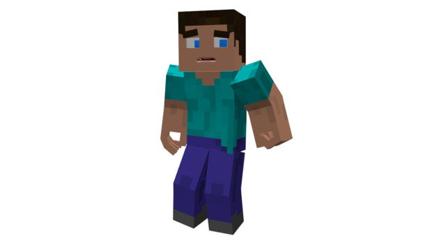 Steve[配布Rig](Minecraft  Animations)