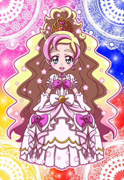 ちびっ娘キュアフローラ プレミアムドレスサクラ Mt2y モニョ さんのイラスト ニコニコ静画 イラスト