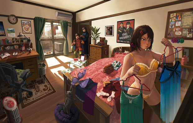 女の子の部屋へようこそ ｌｌｌ さんのイラスト ニコニコ静画 イラスト