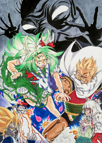 ブロリーを探して幻想郷 悪魔の父親が幻想入り 支援絵２ 名も無き自由人 さんのイラスト ニコニコ静画 イラスト