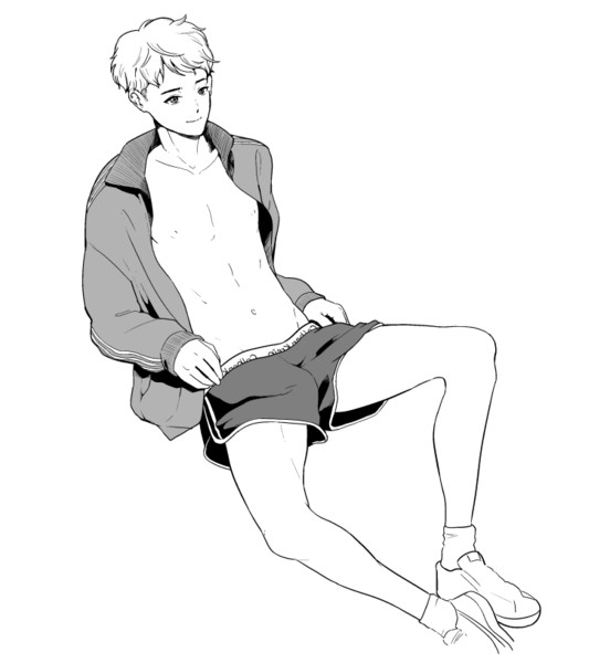 模写 ダルダルジャージの男の子 ハルマン さんのイラスト ニコニコ静画 イラスト