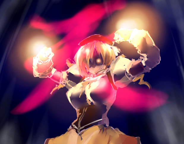マミさんがメイオウ攻撃してる絵 Negresco さんのイラスト ニコニコ静画 イラスト