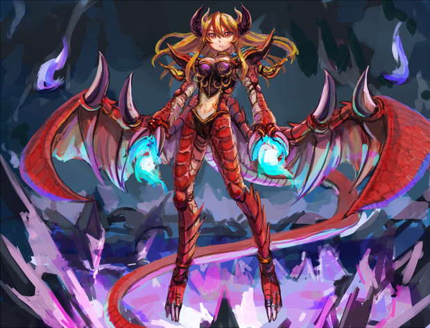 ドラゴン娘 暇さん さんのイラスト ニコニコ静画 イラスト