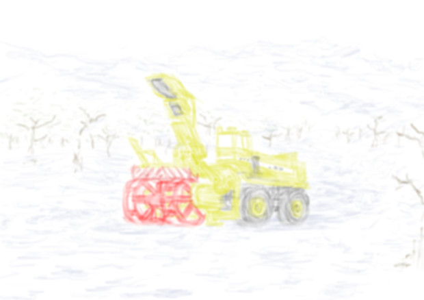 除雪車 ニコニコ静画 イラスト