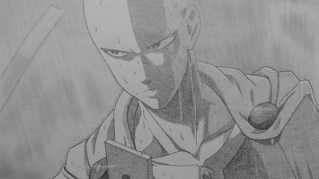 シャーペンでワンパンマン サイタマ Animesekai1984 さんのイラスト ニコニコ静画 イラスト
