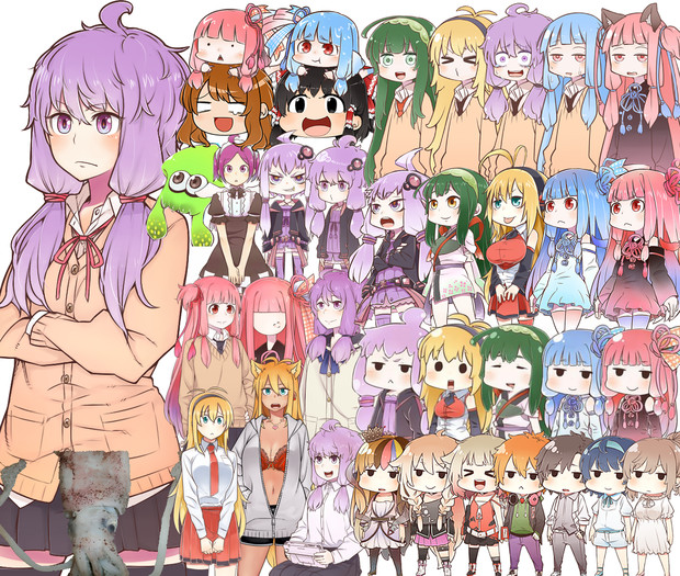 今まで描いたボイスロイド等の立ち絵まとめ 新島秋一 軟弱者 さんのイラスト ニコニコ静画 イラスト