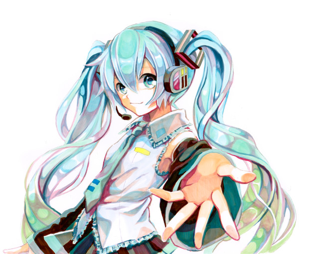 コピックで描いてみた初音ミク もじゃクッキー さんのイラスト ニコニコ静画 イラスト