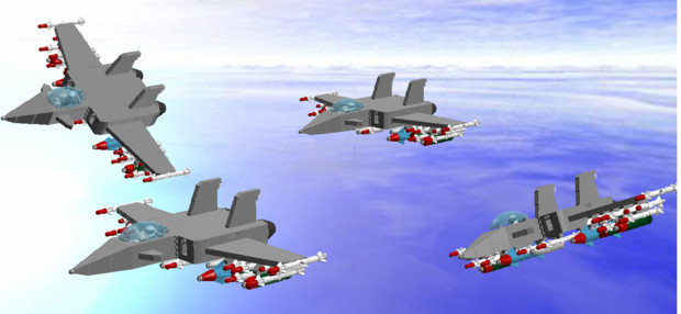 Lddでジェット戦闘機作ってみた Wingsaver さんのイラスト ニコニコ静画 イラスト