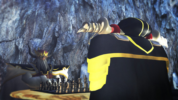 Mmd 魔王のチェス対決 ダイの大冒険 オーバーロード 龍 さんのイラスト ニコニコ静画 イラスト