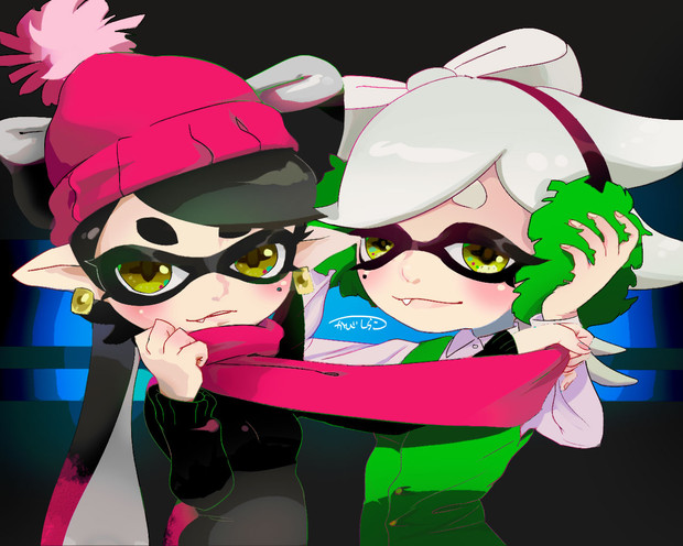 スプラトゥーン アオリ ホタル シオカラーズ ニコニコ静画 イラスト