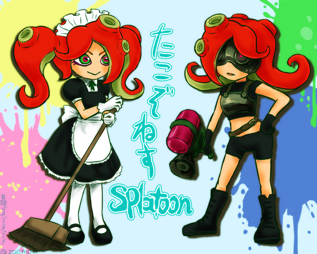 無料でダウンロード スプラトゥーン タコ イラスト デスクトップ 壁紙 シンプル