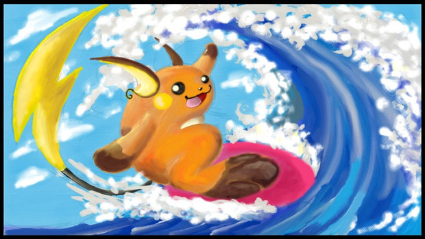 ライチュウの日 なみのりライチュウ でした Leon さんのイラスト ニコニコ静画 イラスト