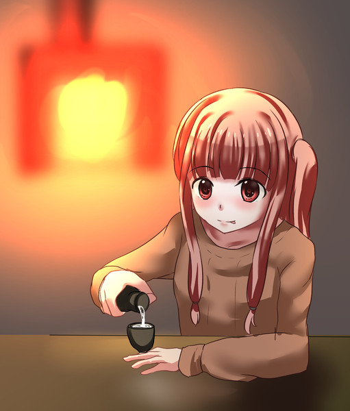 暖かい部屋でお酒は最高 健一 さんのイラスト ニコニコ静画 イラスト