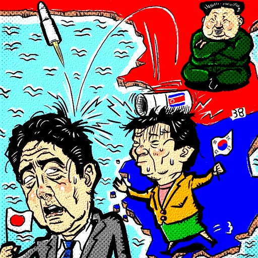 北の国がミサイル発射 木住野武 さんのイラスト ニコニコ静画 イラスト