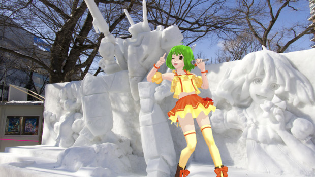 さっぽろ雪まつり２０１６ マクロスdの宣伝にあのお方が Hokkaidows さんのイラスト ニコニコ静画 イラスト
