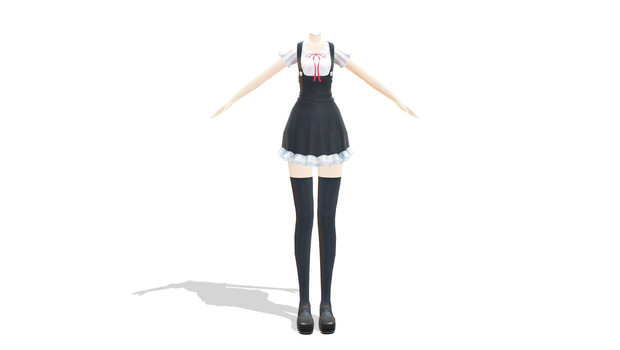 MMD だがしかし 枝垂ほたる製作中