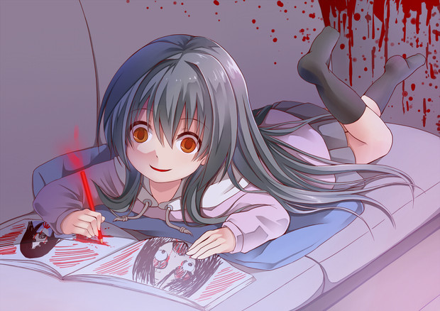 絵本を描いてる幼女 潮くりーく さんのイラスト ニコニコ静画 イラスト