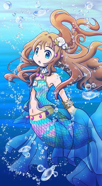 最も人気のある 神秘 的 人魚 イラスト