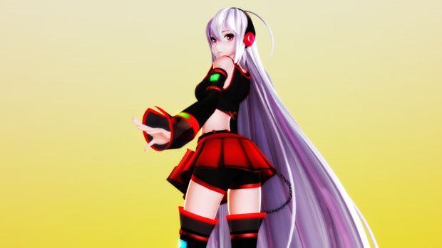 Mmd だけ で壁紙を作ってみるその 健音テイ Ezoronin さんのイラスト ニコニコ静画 イラスト
