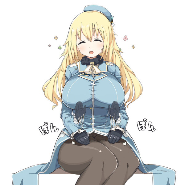 愛宕が膝をぽんぽんしているだけ あまりかがち さんのイラスト ニコニコ静画 イラスト
