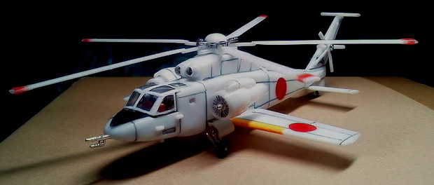 シコルスキー S-72 “ Ｘウィング ”  自作模型