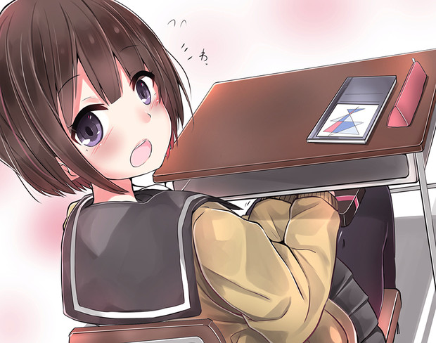 チョコレート渡す前にばれる女の子 ねく Neku さんのイラスト ニコニコ静画 イラスト
