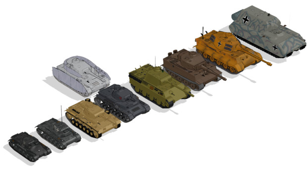 Mmdドイツ戦車軍団 Saizwong さんのイラスト ニコニコ静画 イラスト