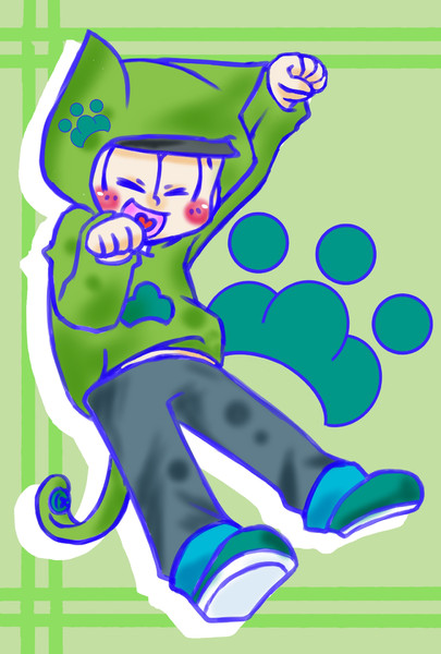 ネコミミフードパーカーチョロ松 りゅーづき さんのイラスト ニコニコ静画 イラスト