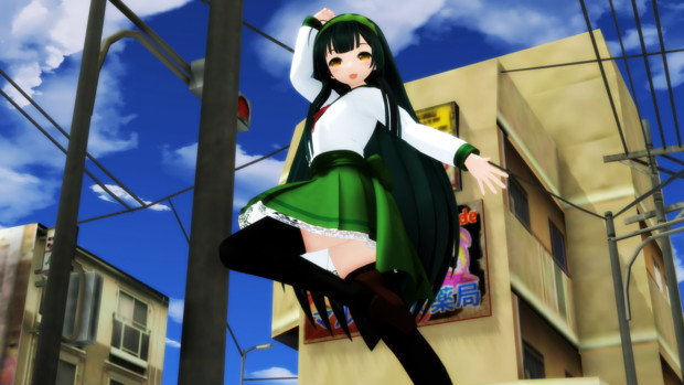 Mmd だけ で壁紙を作ってみるその27 東北ずん子 Ezoronin さんのイラスト ニコニコ静画 イラスト