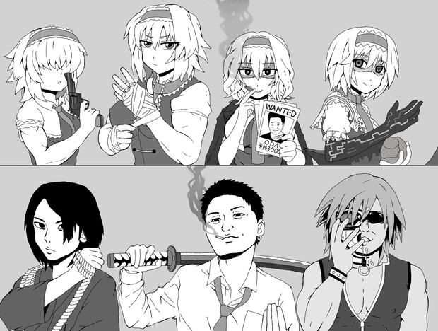 Alc一派に狙われたａｃｃｅｅｄ三銃士 ツリ目好き さんのイラスト ニコニコ静画 イラスト