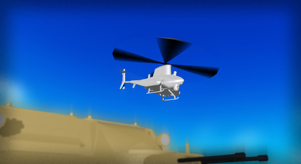 【配布】MQ-8B ファイアスカウト【MMDモデル】