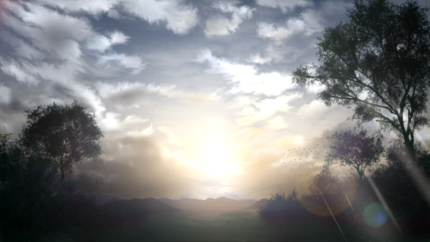 サバンナの夕焼 つるぜん さんのイラスト ニコニコ静画 イラスト