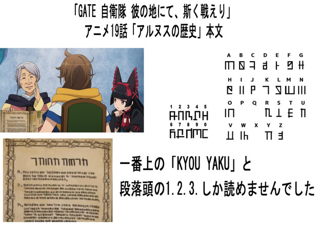 「GATE 自衛隊 彼の地にて、斯く戦えり」 19話「アルヌスの歴史」の本文が読めなかった・・・