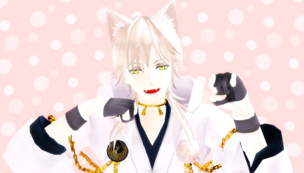 Mmd刀剣乱舞 猫の日 猫耳 若葉っぱ さんのイラスト ニコニコ静画 イラスト