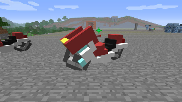 Minecraft Jointblock バイクっぽいもの便乗 ペー太 さんのイラスト ニコニコ静画 イラスト