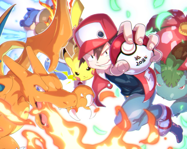ポケモン周年 さんみいったい おめでとう にじまあるく さんのイラスト ニコニコ静画 イラスト