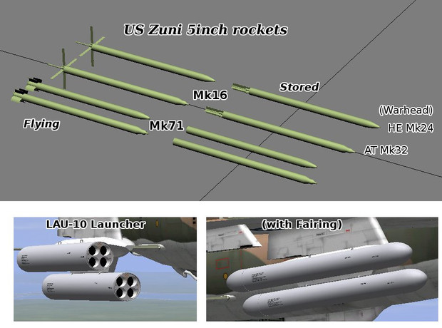 米海軍海兵隊5"ズーニーロケット弾モデル要りますか？