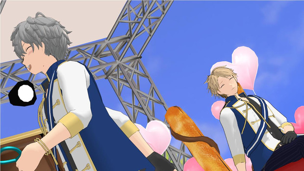 Mmdあんスタ 恋愛フィロソフィア エンドカード 那音 Milk心愛 さんのイラスト ニコニコ静画 イラスト