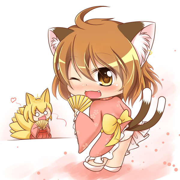 かわいい着物を橙ちゃんに着せてみる くるまい さんのイラスト ニコニコ静画 イラスト